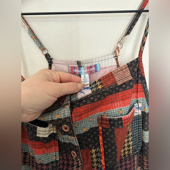 URBAN OUTFITTERS Quilted Patchwork Overall Jumpsuit - Picture 7 of 11